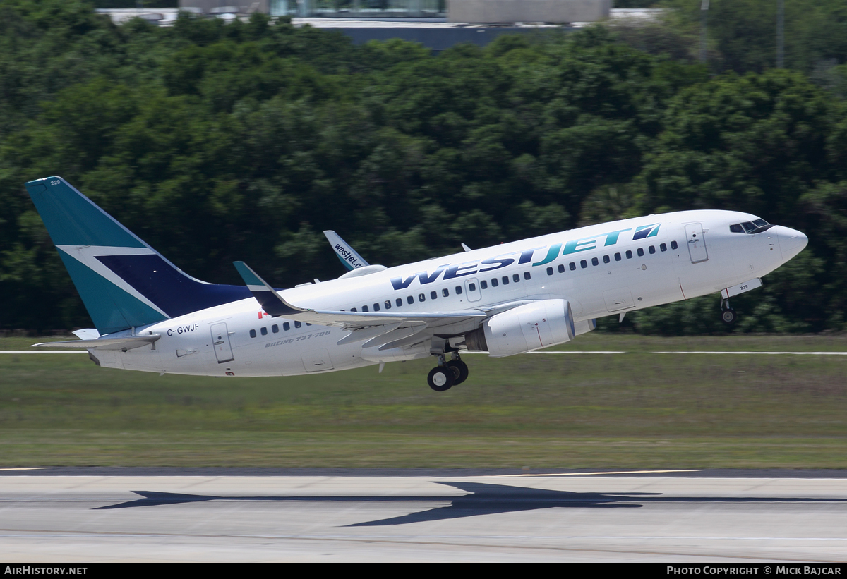 Aircraft Photo of C-GWJF | Boeing 737-7CT | WestJet | AirHistory.net #15386