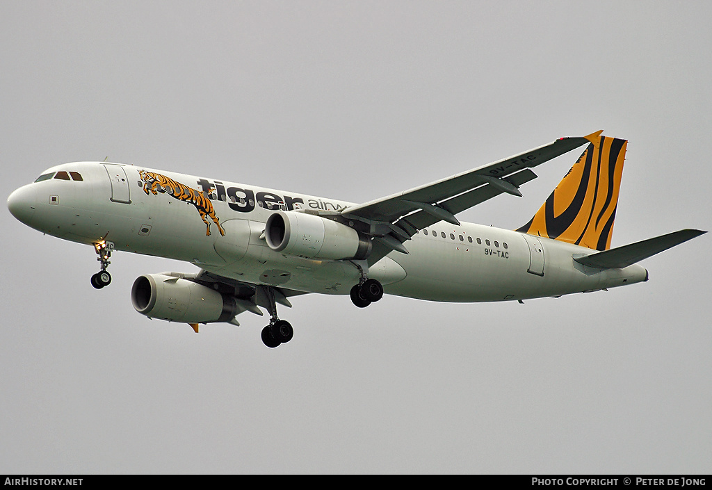 Aircraft Photo of 9V-TAC | Airbus A320-232 | Tiger Airways | AirHistory.net #15397