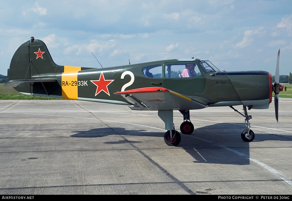 Aircraft Photo of RA-2933K | Yakovlev Yak-18T | Soviet Union - Air Force | AirHistory.net #15401