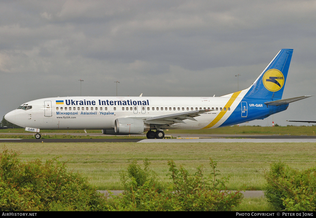 Aircraft Photo of UR-GAR | Boeing 737-4Y0 | Ukraine International Airlines | AirHistory.net #15408