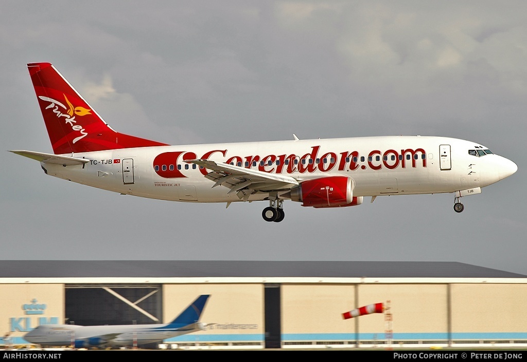 Aircraft Photo of TC-TJB | Boeing 737-3Q8 | Corendon Airlines | AirHistory.net #15409