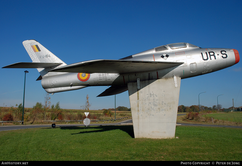 Aircraft Photo of FU-154 | Republic F-84F Thunderstreak | Belgium - Air Force | AirHistory.net #15418