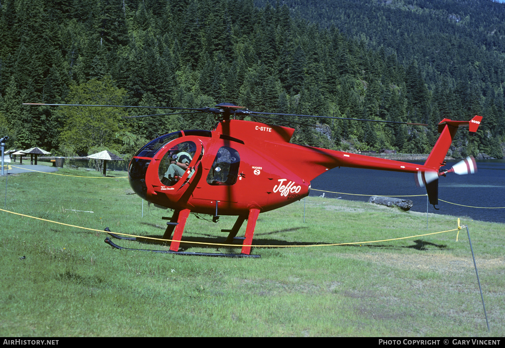 Aircraft Photo of C-GTTE | Hughes 500D (369D) | Jeffco Aviation | AirHistory.net #15422