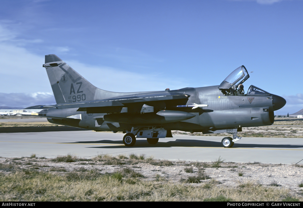 Aircraft Photo of 70-0990 / AF70-990 | LTV A-7D Corsair II | USA - Air Force | AirHistory.net #15426
