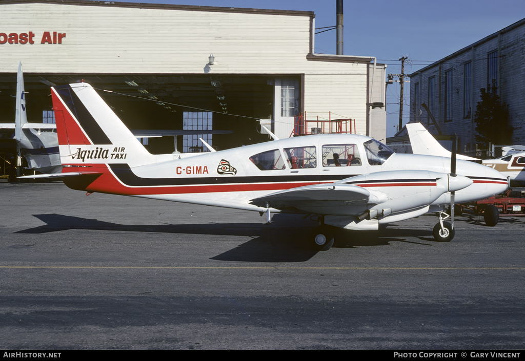 Aircraft Photo of C-GIMA | Piper PA-23-250 Aztec C | Aquila Air | AirHistory.net #15427