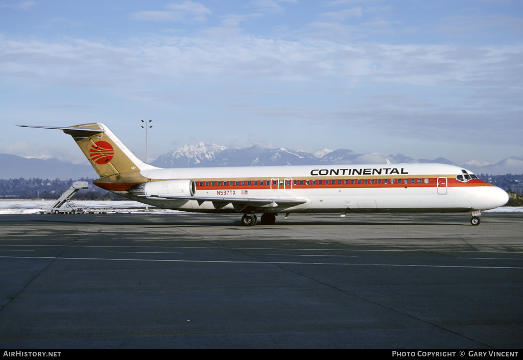 Aircraft Photo of N537TX | McDonnell Douglas DC-9-32 | Continental Airlines | AirHistory.net #15429