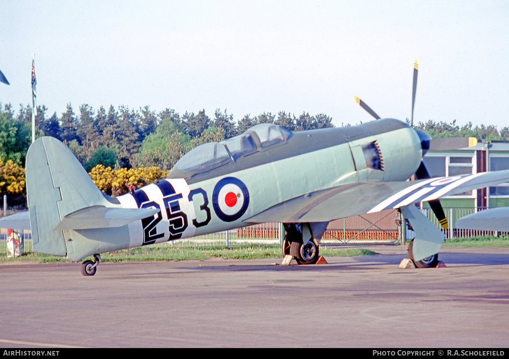 Aircraft Photo of G-BCOW | Hawker Sea Fury T20S | AirHistory.net #15472
