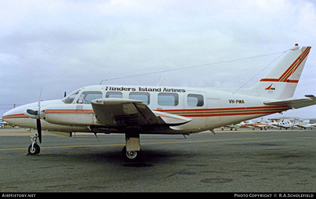 Aircraft Photo of VH-PWA | Piper PA-31-350 Navajo Chieftain | Flinders Island Airlines | AirHistory.net #15474