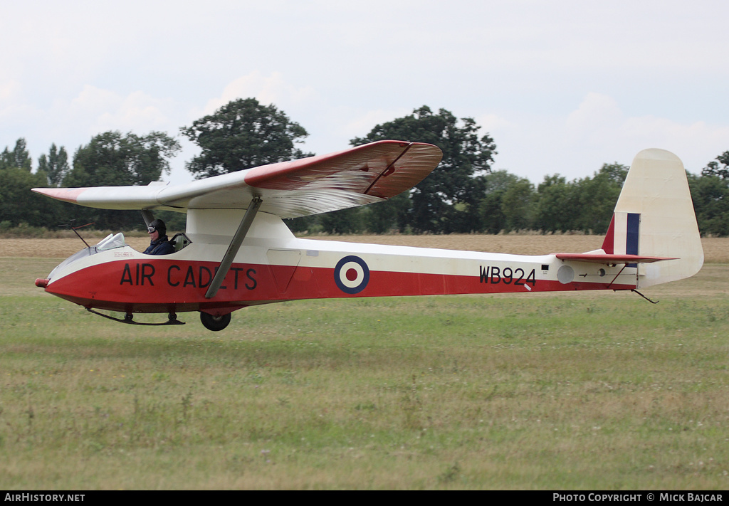 Aircraft Photo of BGA3901 / WB924 | Slingsby T-21B Sedburgh | UK - Air Force | AirHistory.net #15487