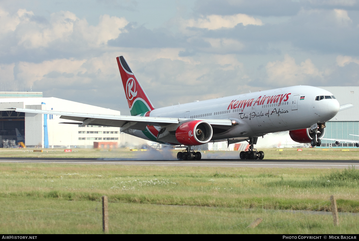 Aircraft Photo of 5Y-KQU | Boeing 777-2U8/ER | Kenya Airways | AirHistory.net #15513