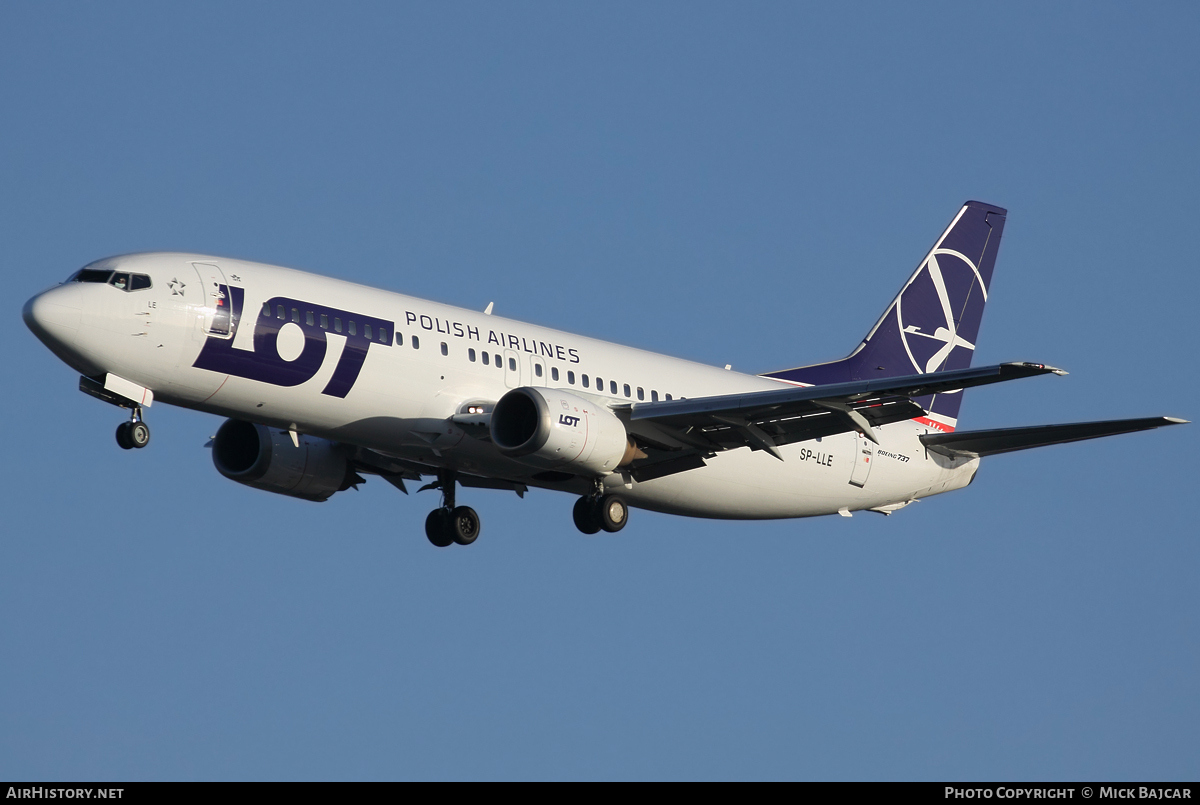 Aircraft Photo of SP-LLE | Boeing 737-45D | LOT Polish Airlines - Polskie Linie Lotnicze | AirHistory.net #15517