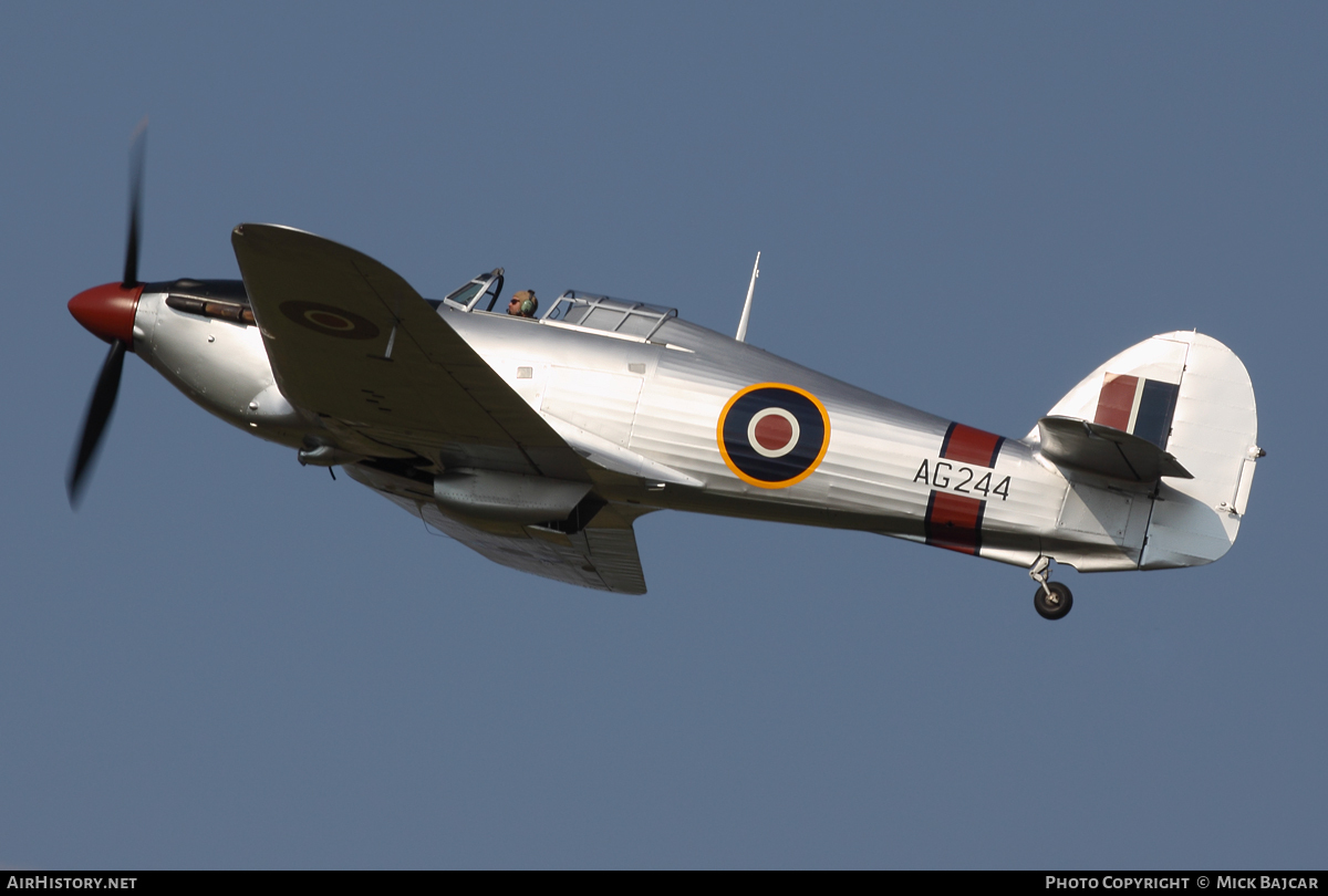 Aircraft Photo of G-CBOE / AG244 | Hawker Hurricane Mk2B | UK - Air Force | AirHistory.net #15540