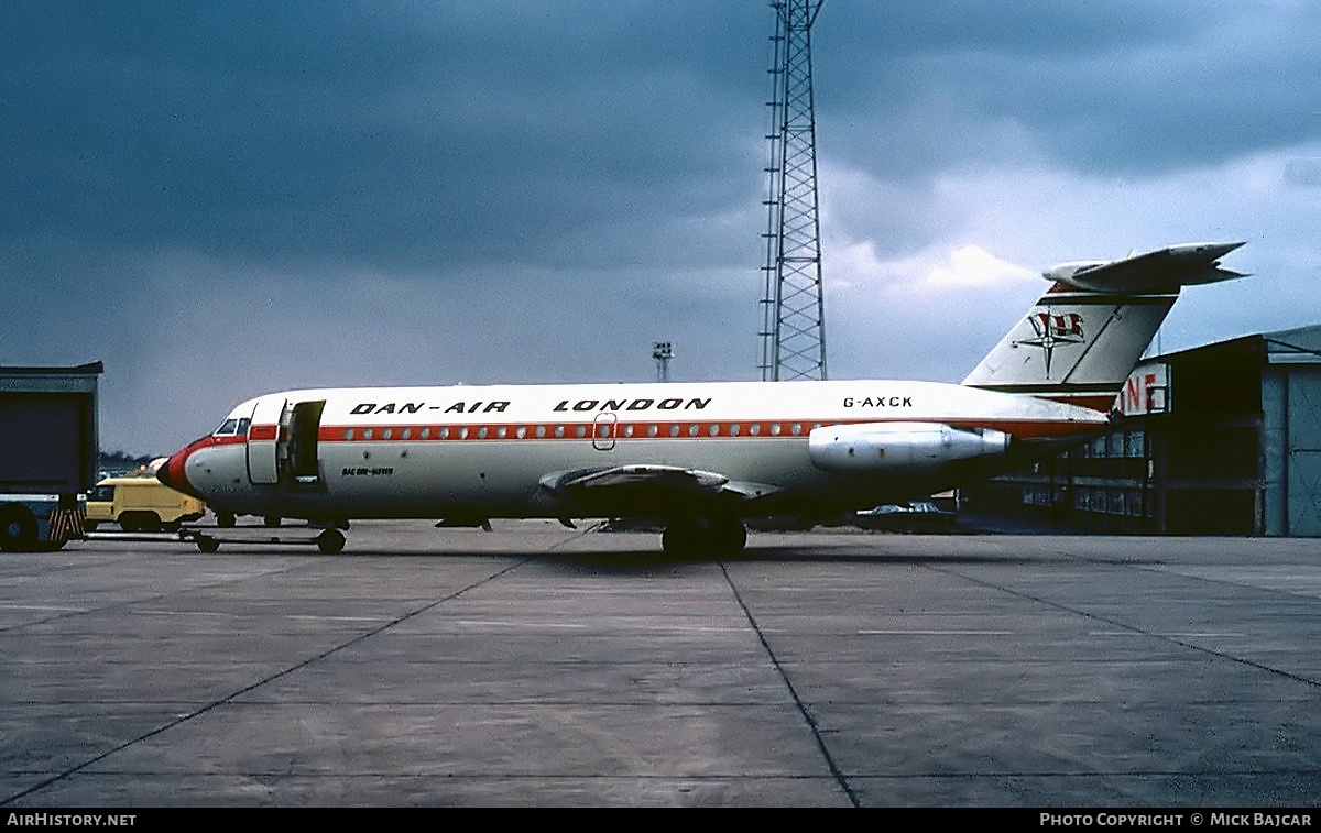 Aircraft Photo of G-AXCK | BAC 111-401AK One-Eleven | Dan-Air London | AirHistory.net #15548