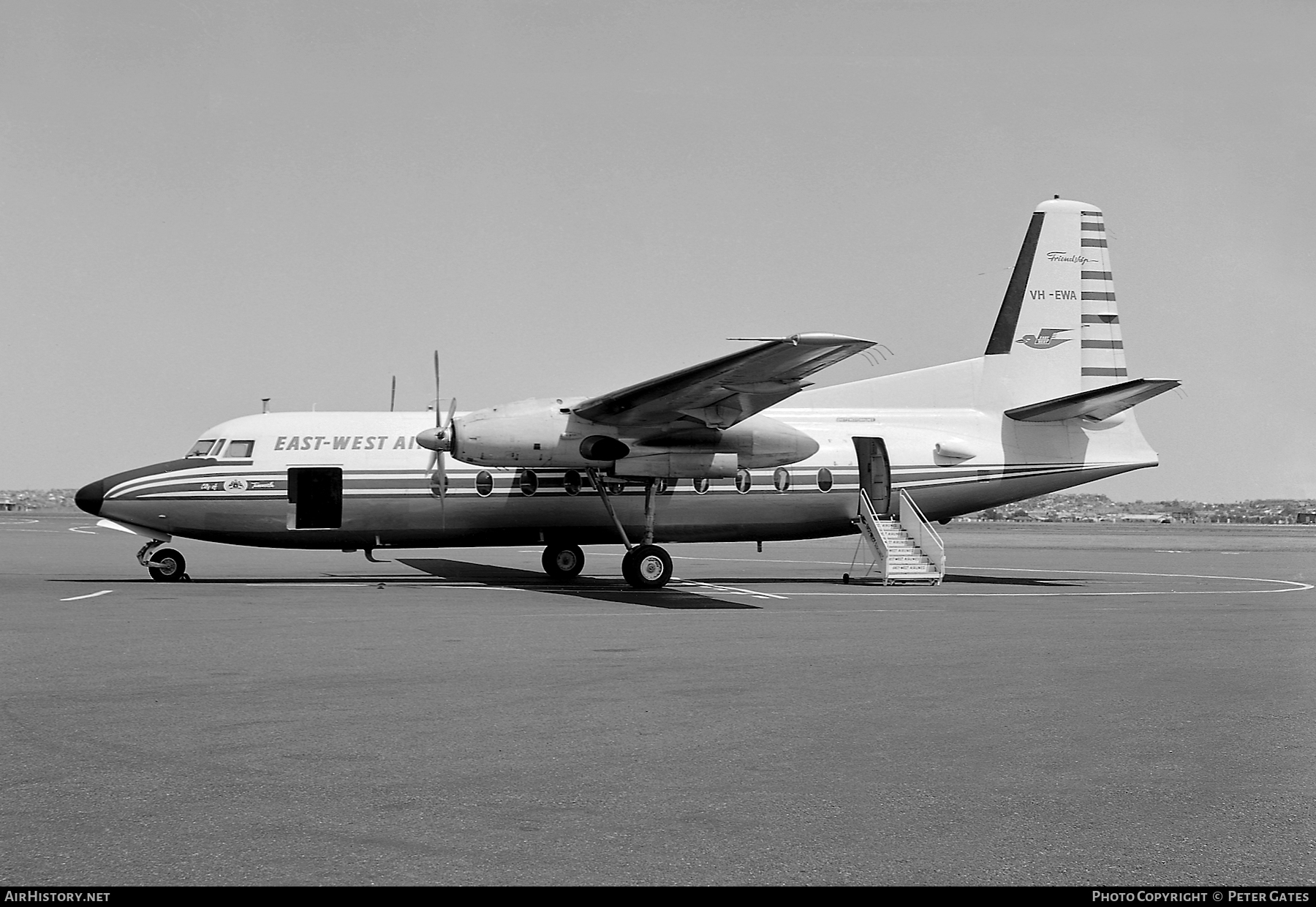 Aircraft Photo of VH-EWA | Fokker F27-100 Friendship | East-West Airlines | AirHistory.net #15553