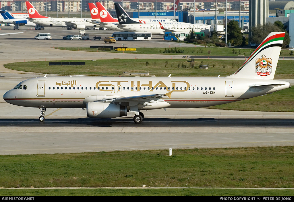 Aircraft Photo of A6-EIM | Airbus A320-232 | Etihad Airways | AirHistory.net #15578
