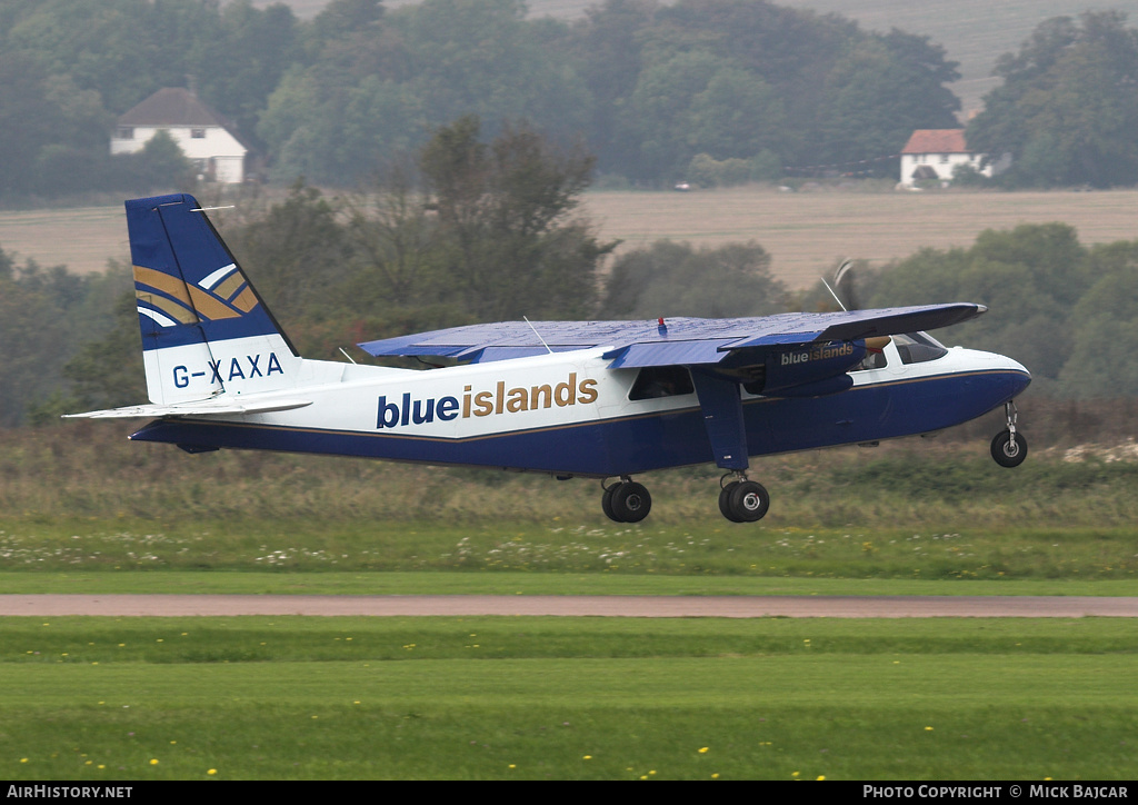 Aircraft Photo of G-XAXA | Britten-Norman BN-2A-26 Islander | Blue Islands | AirHistory.net #15597