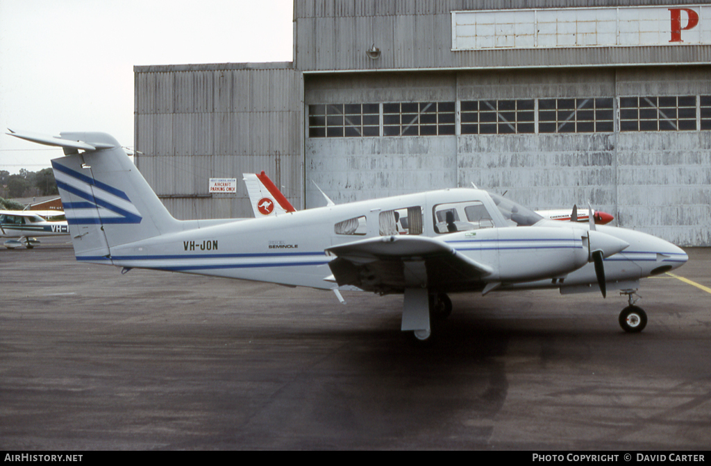 Aircraft Photo of VH-JON | Piper PA-44-180 Seminole | AirHistory.net #15675