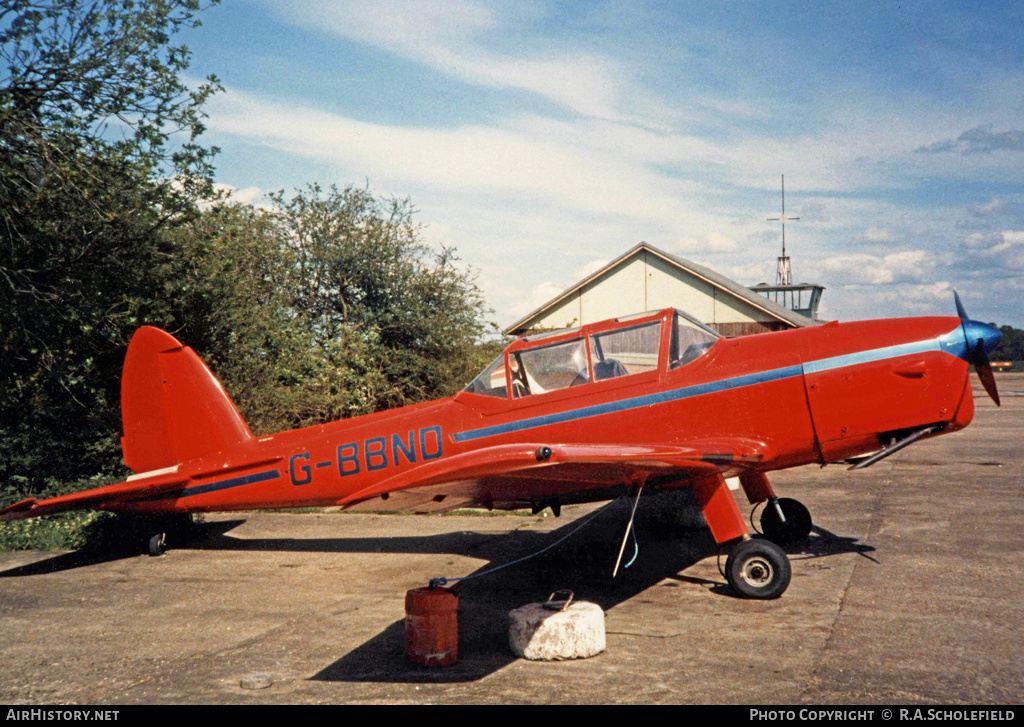Aircraft Photo of G-BBND | De Havilland DHC-1 Chipmunk Mk22 | AirHistory.net #15689