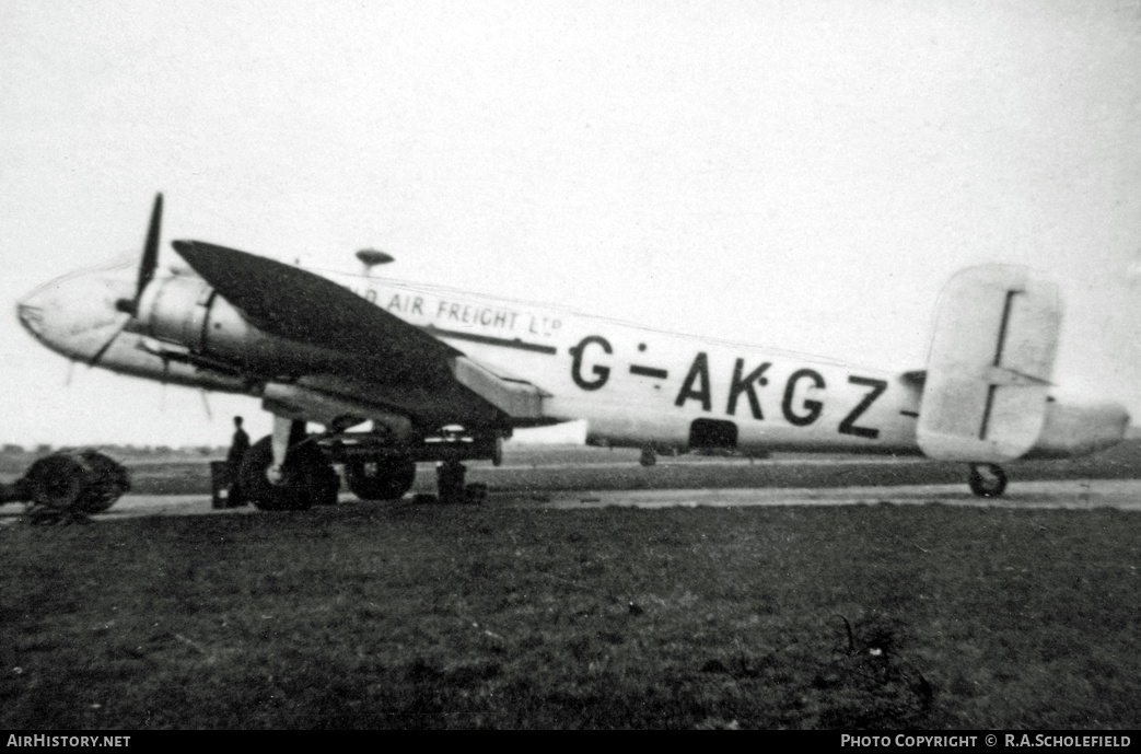Aircraft Photo of G-AKGZ | Handley Page HP-70 Halifax C8 | World Air Freight | AirHistory.net #15694