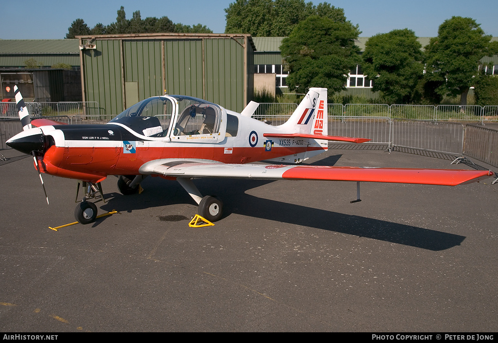 Aircraft Photo of F-AZOZ / XX535 | Scottish Aviation Bulldog T1 | UK - Air Force | AirHistory.net #15746
