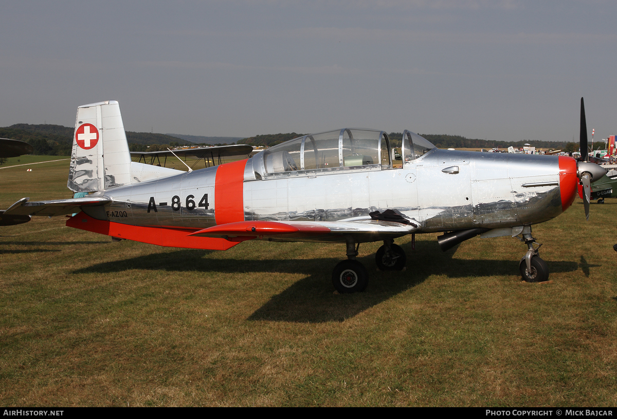 Aircraft Photo of F-AZQQ / A-864 | Pilatus P-3-05 | Switzerland - Air Force | AirHistory.net #15820