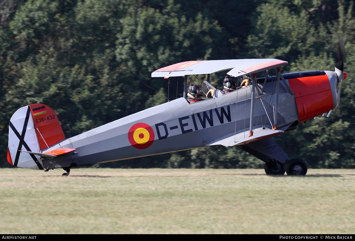 Aircraft Photo of D-EIWW / E3B-432 | CASA 1.131E Jungmann | Spain - Air Force | AirHistory.net #15822