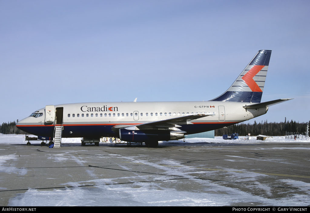Aircraft Photo of C-GTPW | Boeing 737-275/Adv | Canadian Airlines | AirHistory.net #15839