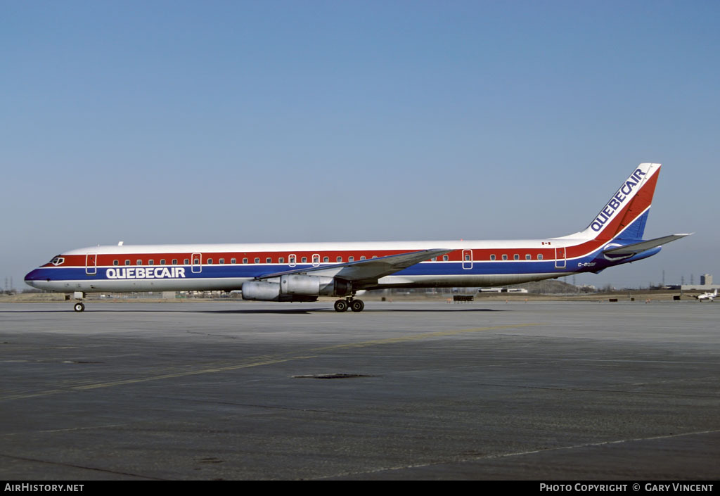 Aircraft Photo of C-GQBF | McDonnell Douglas DC-8-63(F) | Quebecair | AirHistory.net #15842