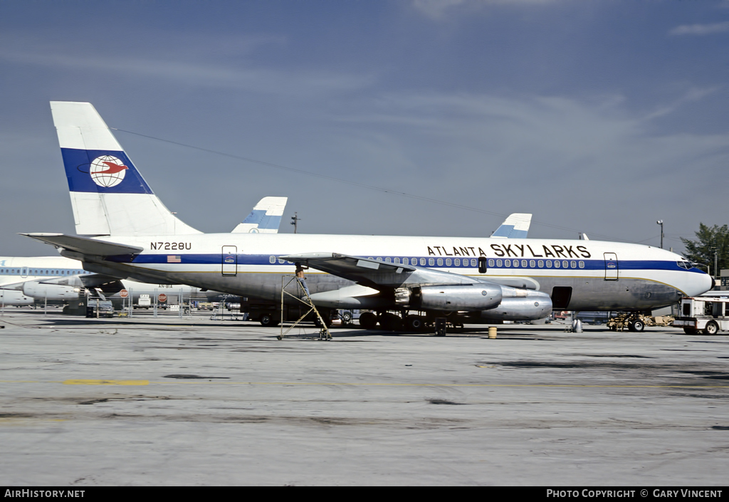 Aircraft Photo of N7228U | Boeing 720-022 | Atlanta Skylarks | AirHistory.net #15844