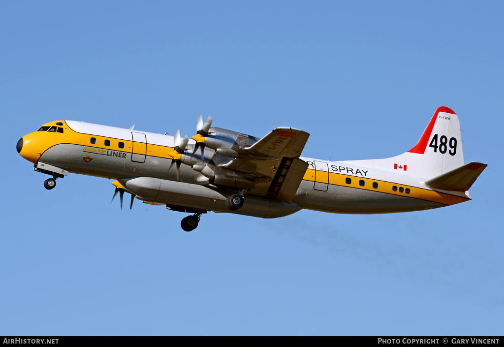 Aircraft Photo of C-FVFH | Lockheed L-188(AT) Long Liner | Air Spray | AirHistory.net #15845