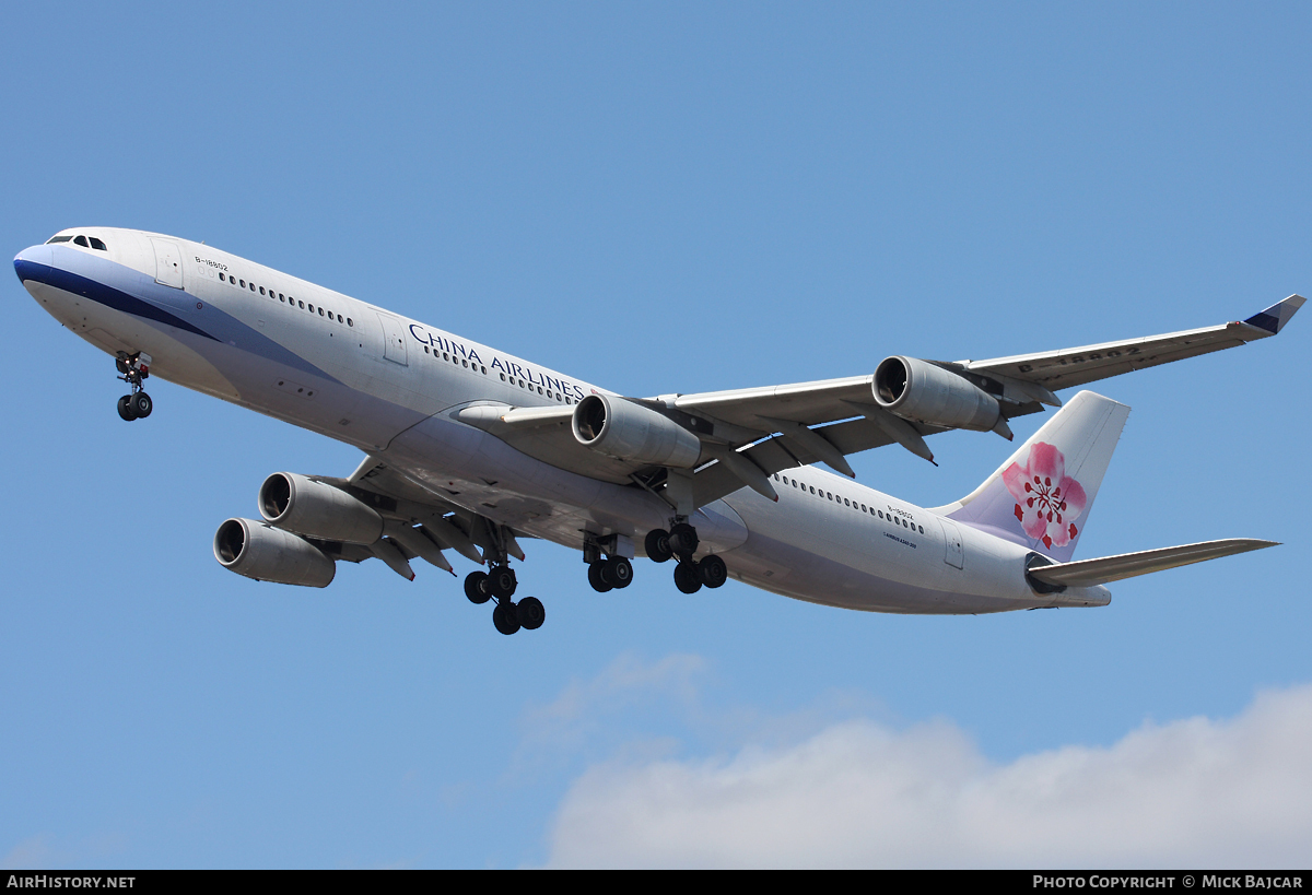 Aircraft Photo of B-18802 | Airbus A340-313X | China Airlines | AirHistory.net #15852
