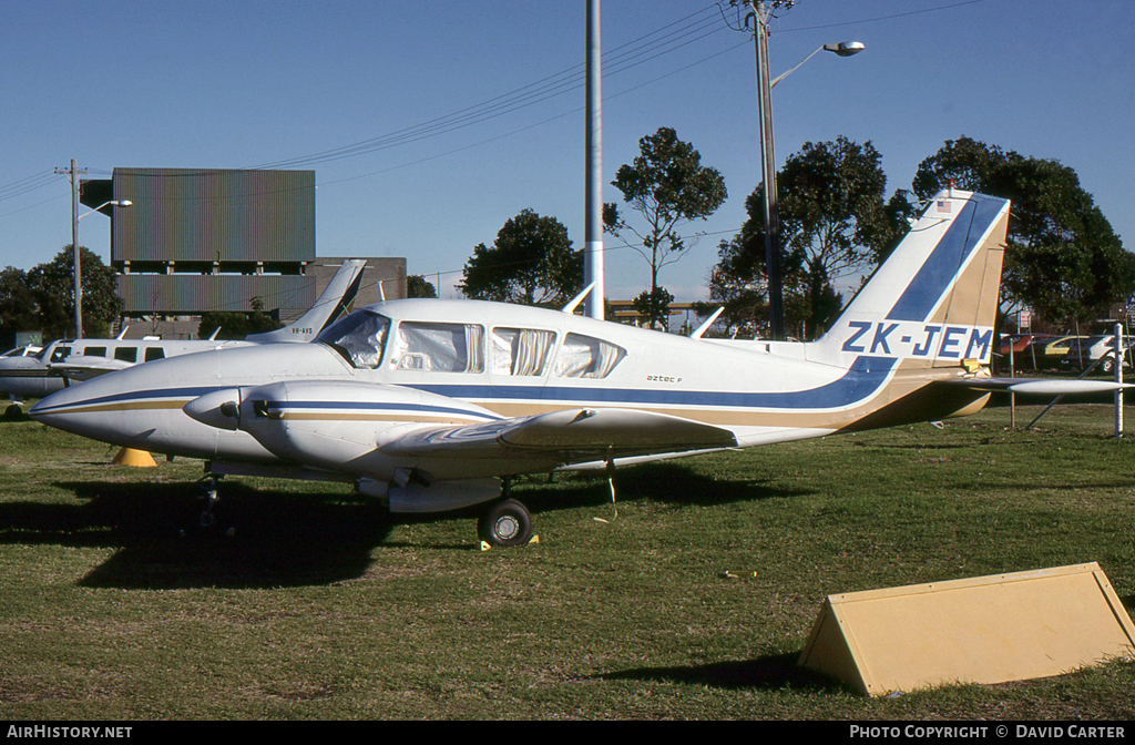 Aircraft Photo of ZK-JEM | Piper PA-23-250 Aztec F | AirHistory.net #15875