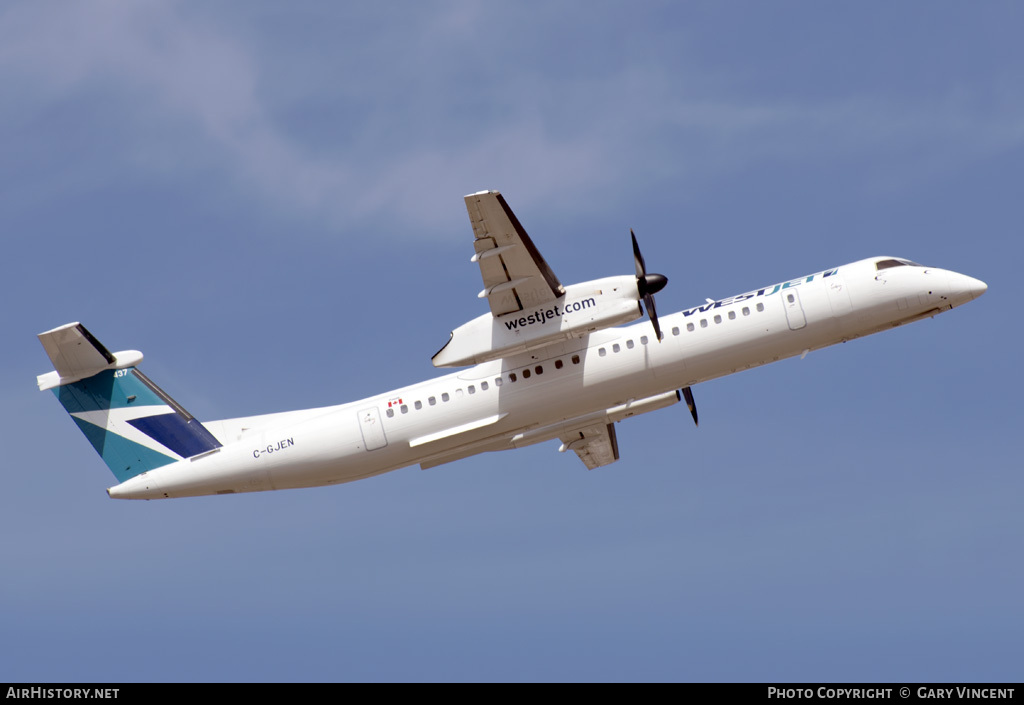 Aircraft Photo of C-GJEN | Bombardier DHC-8-402 Dash 8 | WestJet | AirHistory.net #15881