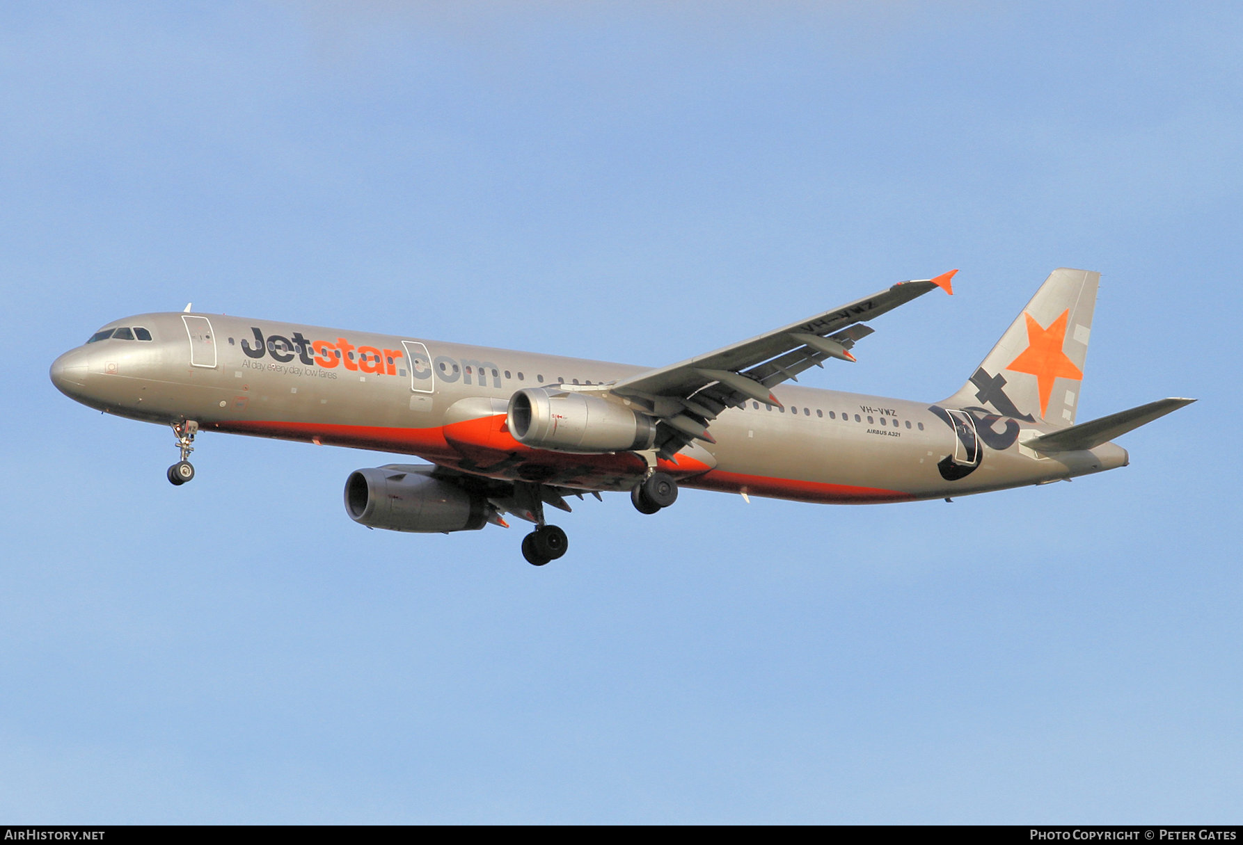 Aircraft Photo of VH-VWZ | Airbus A321-231 | Jetstar Airways | AirHistory.net #15884