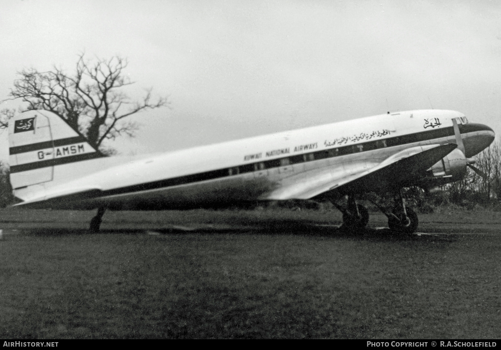 Aircraft Photo of G-AMSM | Douglas C-47B Dakota Mk.4 | Kuwait National Airways | AirHistory.net #15891