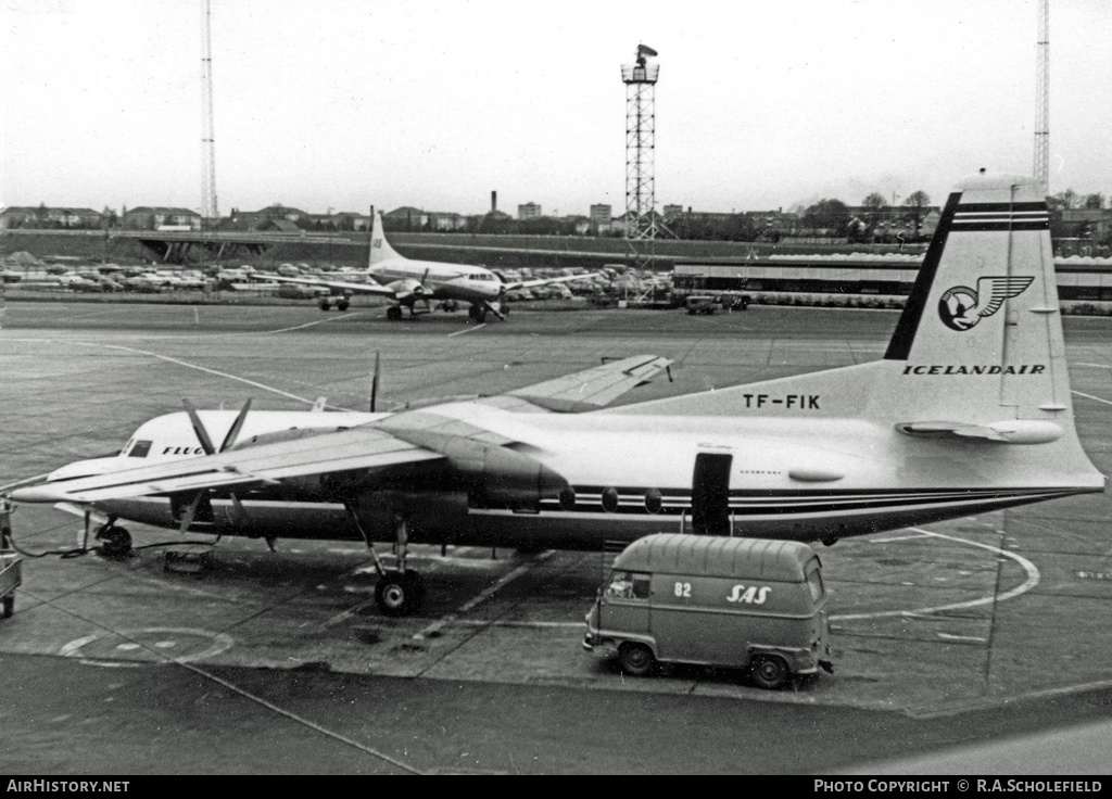 Aircraft Photo of TF-FIK | Fokker F27-100 Friendship | Icelandair - Flugfélag Íslands | AirHistory.net #15894