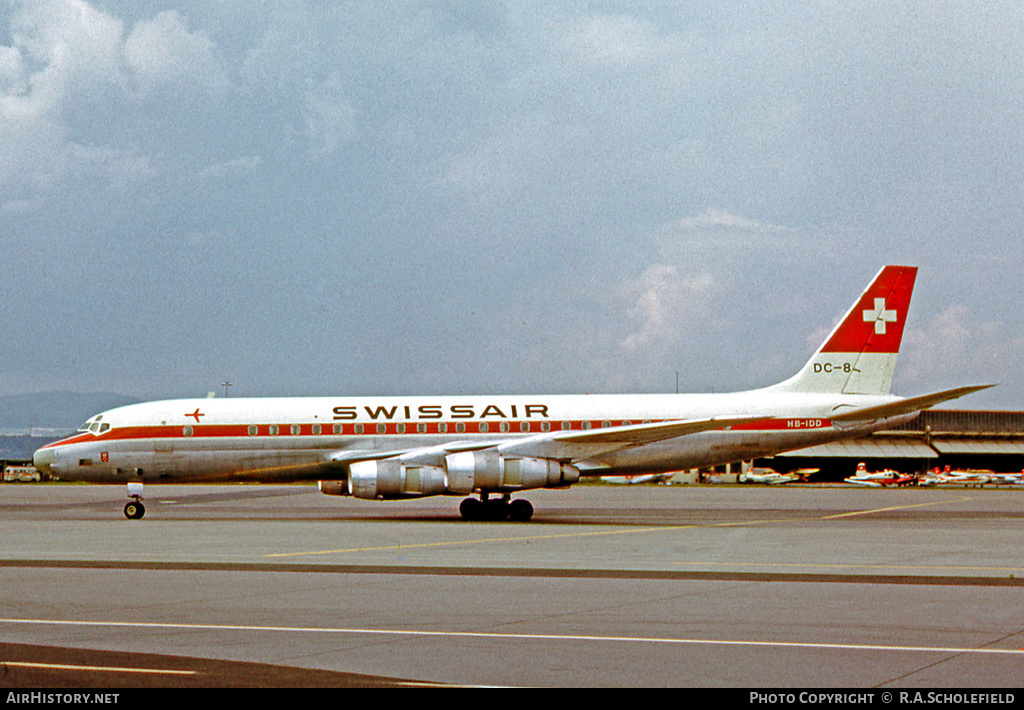 Aircraft Photo of HB-IDD | Douglas DC-8-53 | Swissair | AirHistory.net #15905