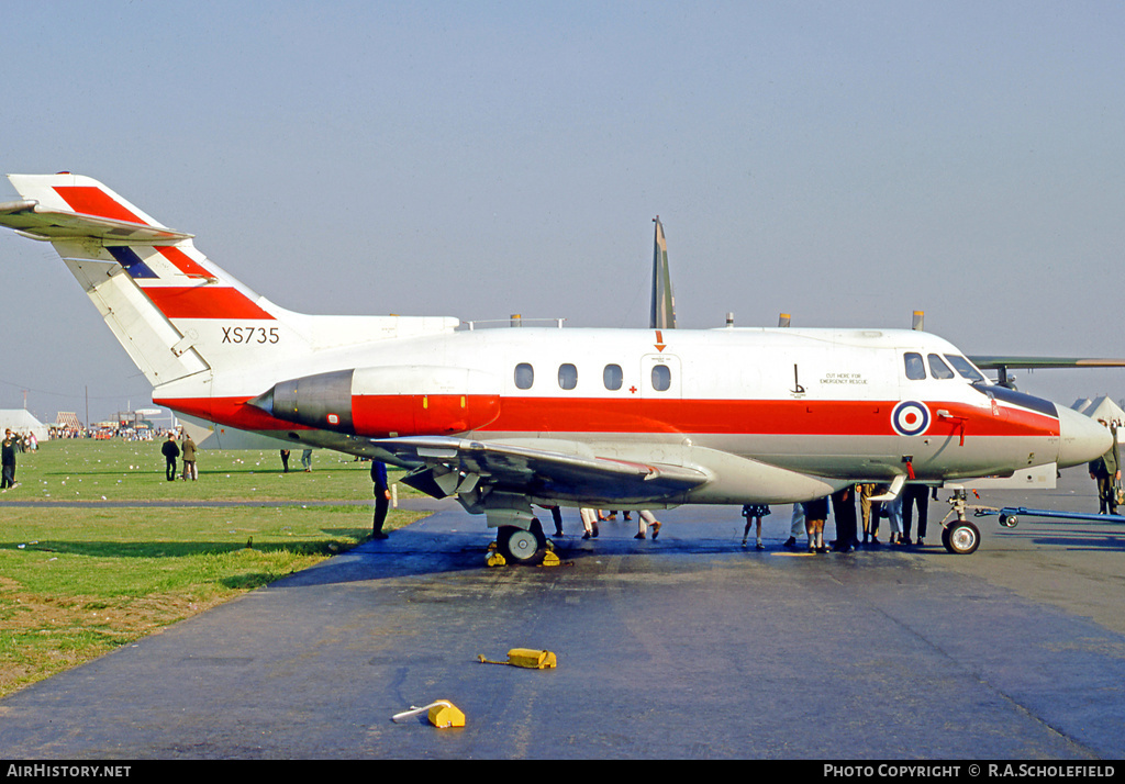 Aircraft Photo of XS735 | Hawker Siddeley HS-125-2 Dominie T1 | UK - Air Force | AirHistory.net #15928