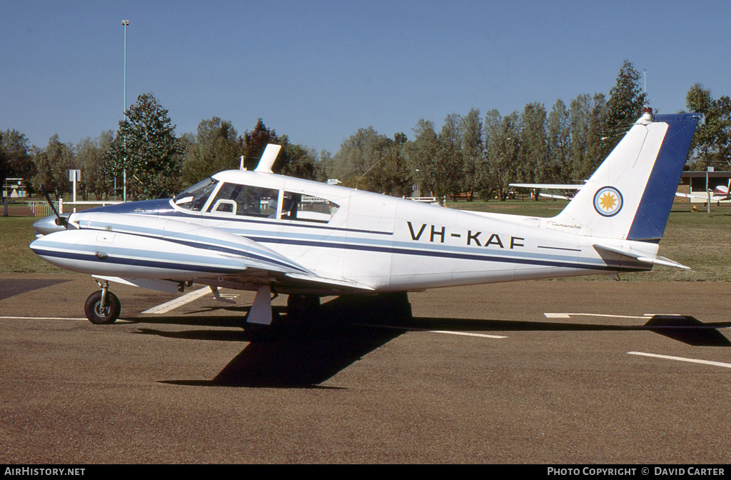 Aircraft Photo of VH-KAF | Piper PA-30-160 Twin Comanche | AirHistory.net #15940