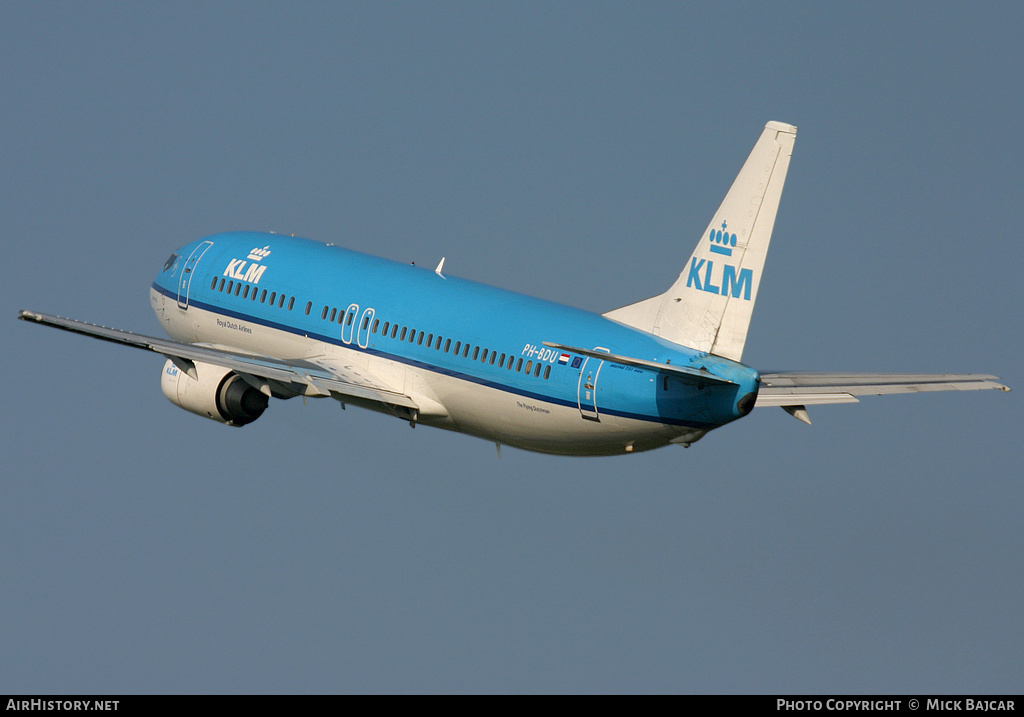Aircraft Photo of PH-BDU | Boeing 737-406 | KLM - Royal Dutch Airlines | AirHistory.net #15986