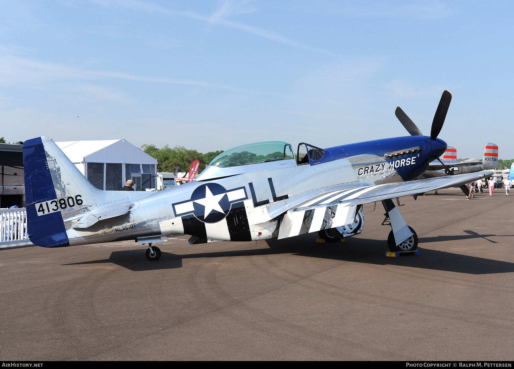 Aircraft Photo of N351DT / 413806 | North American TP-51D Mustang | USA - Air Force | AirHistory.net #16024