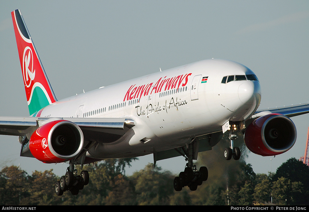Aircraft Photo of 5Y-KYZ | Boeing 777-2U8/ER | Kenya Airways | AirHistory.net #16040