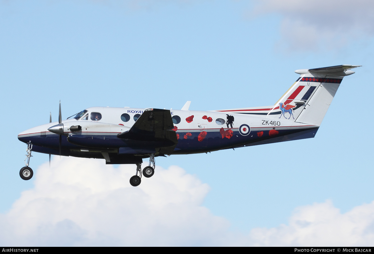 Aircraft Photo of ZK460 | Hawker Beechcraft B200GT King Air | UK - Air Force | AirHistory.net #16056