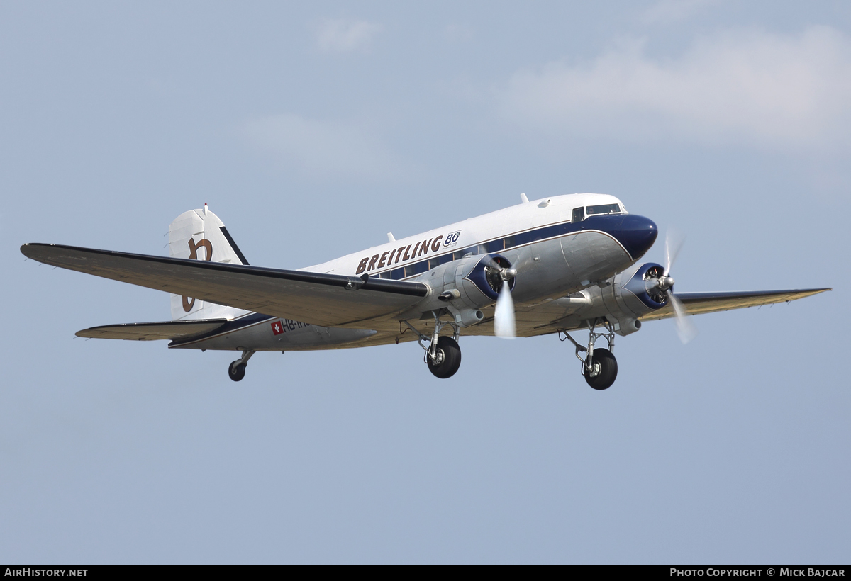 Aircraft Photo of HB-IRJ | Douglas DC-3(A) | AirHistory.net #16074