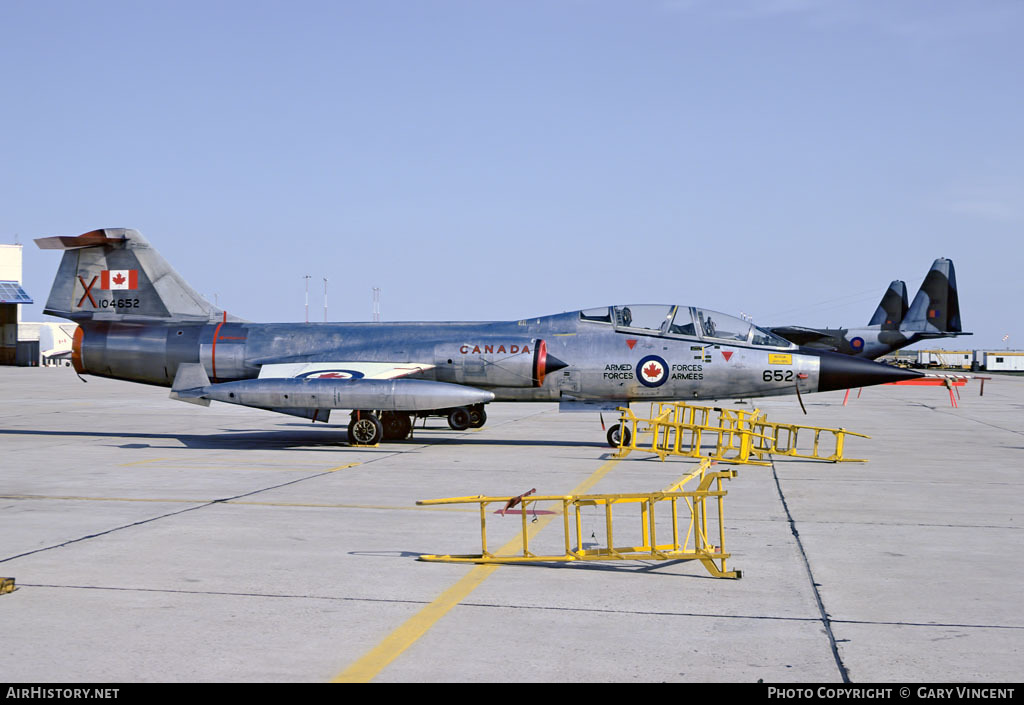 Aircraft Photo of 104652 | Lockheed CF-104D Starfighter Mk.1 | Canada - Air Force | AirHistory.net #16084