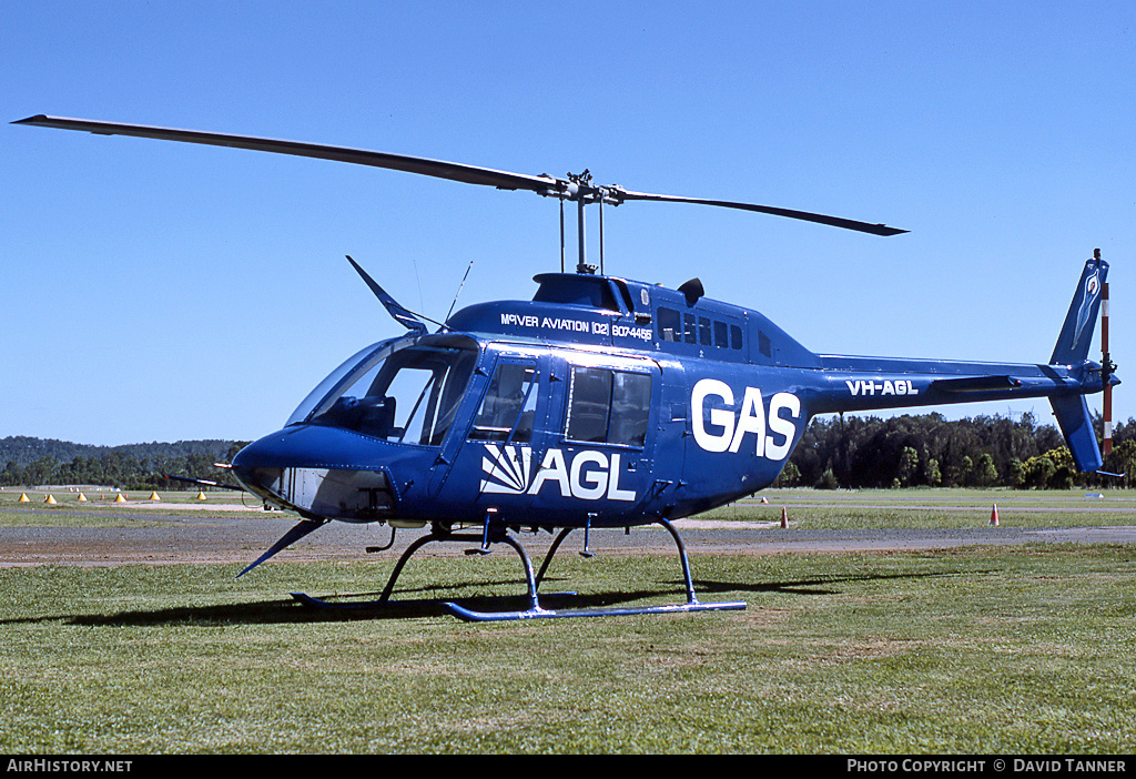 Aircraft Photo of VH-AGL | Bell 206B-3 JetRanger III | McIver Aviation | AirHistory.net #16131