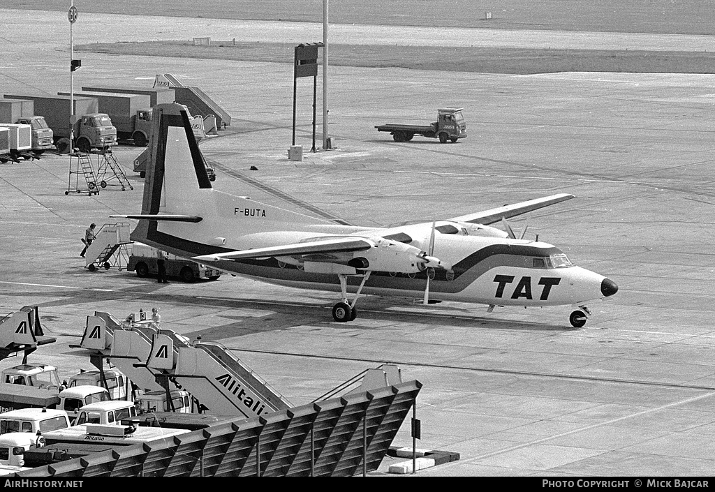 Aircraft Photo of F-BUTA | Fokker F27-200 Friendship | TAT - Touraine Air Transport | AirHistory.net #16142