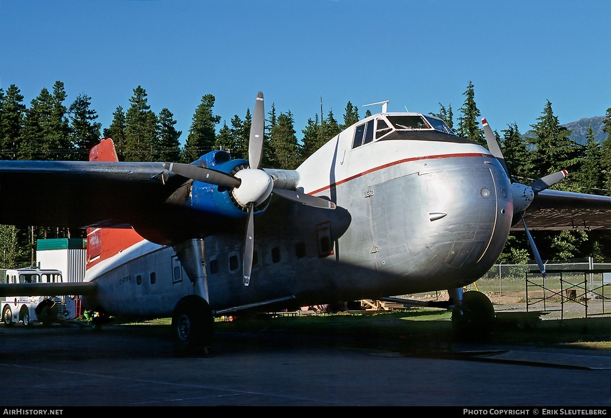 Aircraft Photo of C-FTPA | Bristol 170 Freighter Mk31E | AirHistory.net #16143