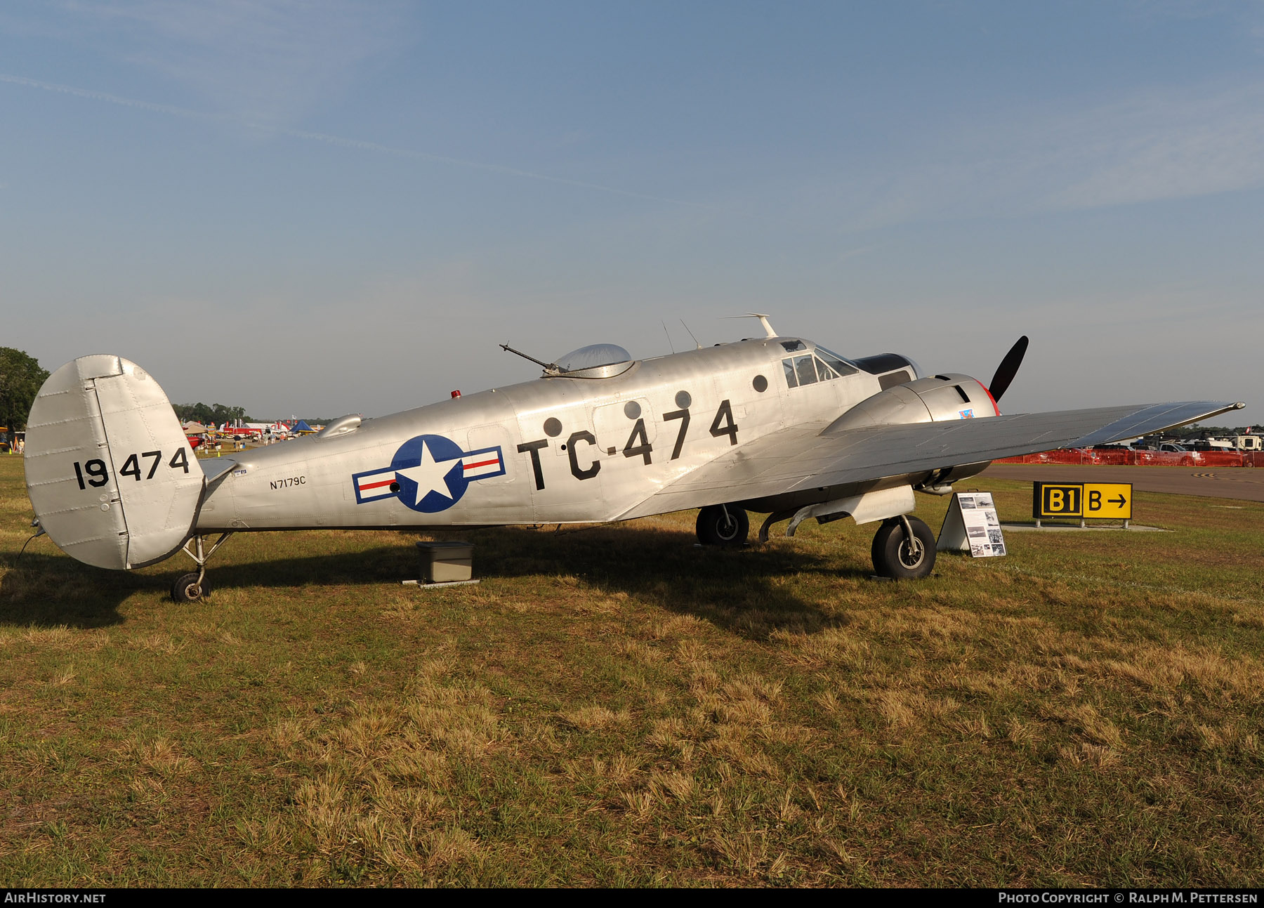 Aircraft Photo of N7179C / 19474 | Beech AT-11 Kansan | USA - Air Force | AirHistory.net #16159
