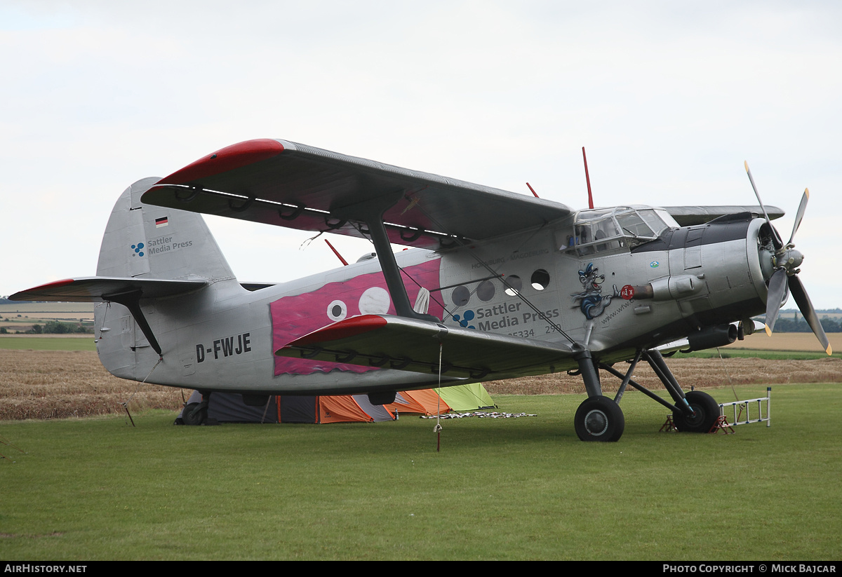 Aircraft Photo of D-FWJE | Antonov An-2TD | Sattler Media Press | AirHistory.net #16213